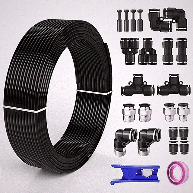 1/2 Air line,1/2 inch OD Air Hose Kit,Airline Tubing Repair Kit Compressor Tu...