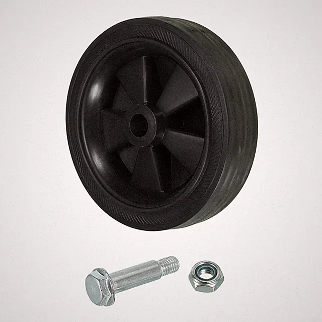 4.5" Universal Air Compressor Wheel with 0.5" Hole Black