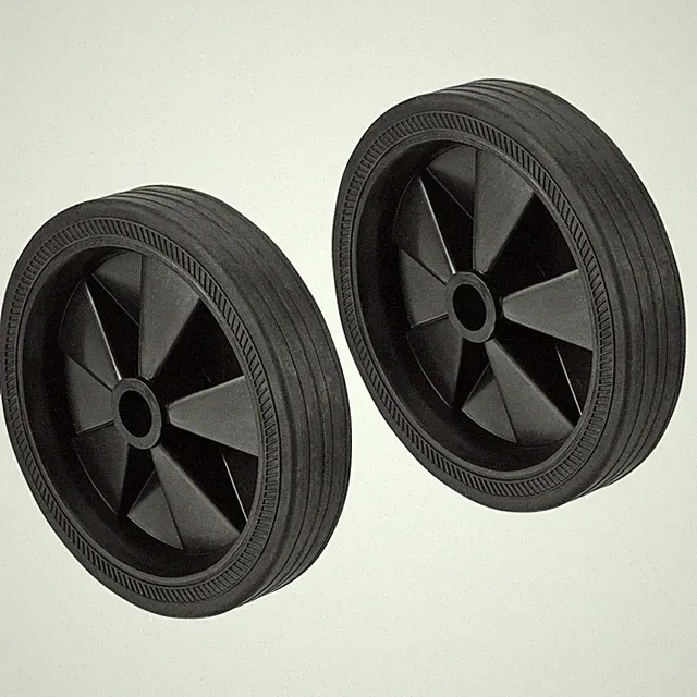 5.8" Air Compressor Wheels, 2 Pack Universal Air Compressor Wheel Part with 0