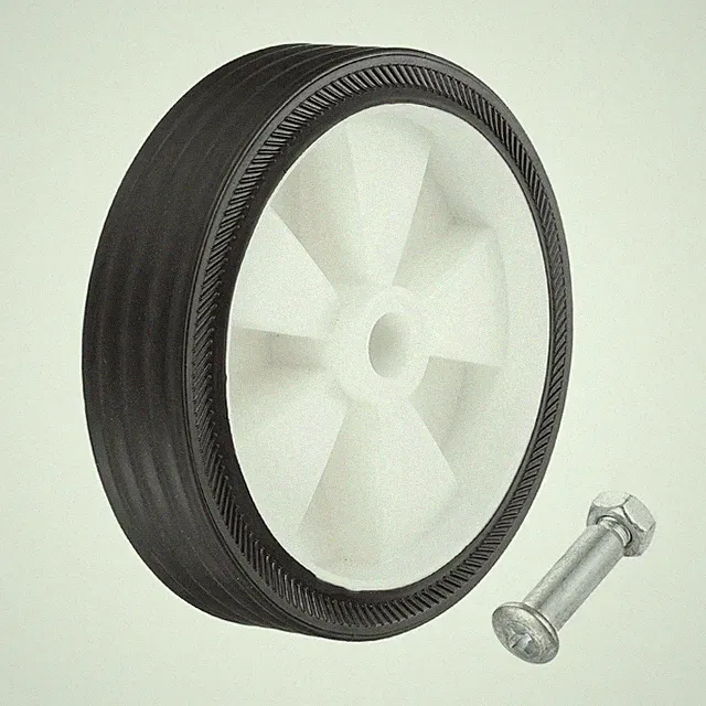 5" Air Compressor Wheels for Most Air Compressors With 0.5" Dia White