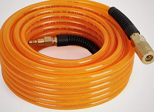 Air Compressor Hose 1/4 Inch X 50 Feet Flexeel Reinforced Polyurethane (PU) Air