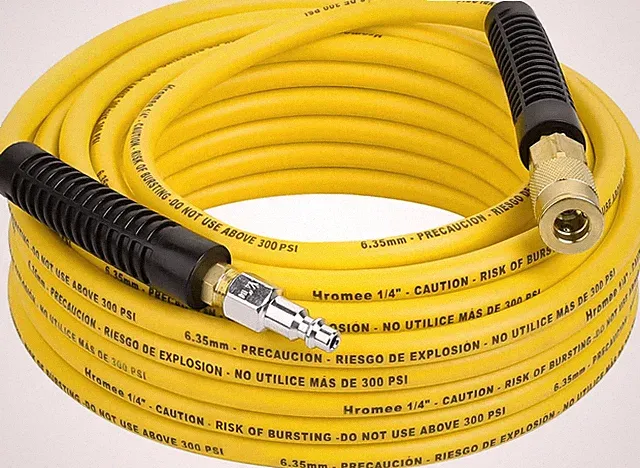 Air Compressor Hose 1/4 Inch x 50 Feet Hybrid Hose with Fittings 1/4" Industr...