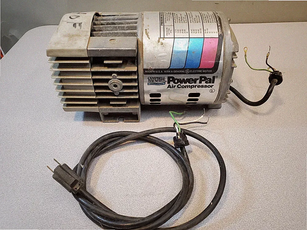 Campbell Hausfeld MT3100 PowerPal Air Compressor Only MT500101, 120V 9.6A 3/4 HP