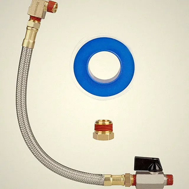 Extended Tank Drain Assembly with Elbow Fitting