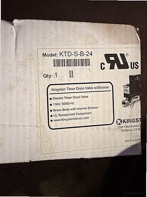 Kingston KTD-S-B-24 Automatic Timed Electric Drain Valve W/ Built In Strainer
