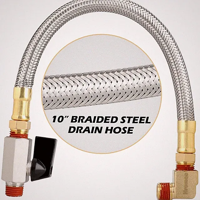 Stainless Steel Air Compressor Drain Valve Kit