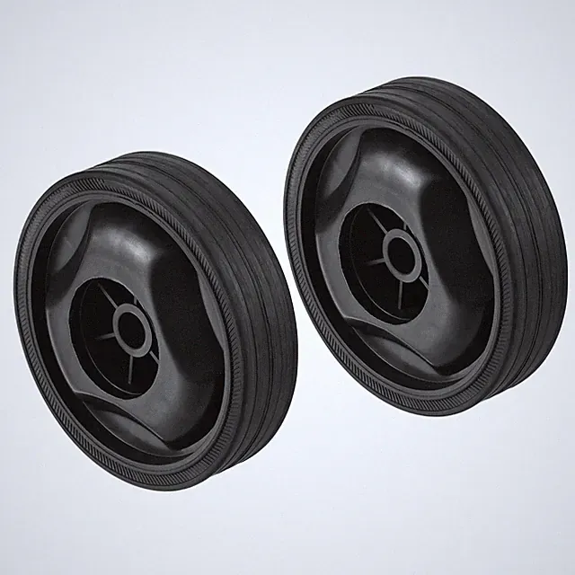 Universal 4.6" Air Compressor Wheels - 2 Pack Replacement for Easy Mobility
